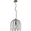 Luce Ambiente e Design Lampadario a sospensione CHESTER in vetro e ottone