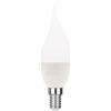 Intec Bulbs Lampadina led KLASSIC soffio E14 6W 510L 125mm