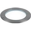 INTEC Incasso calpestabile Drive in acciaio inox con attacco E27 19 cm.