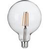 Intec Bulbs Lampadina led LUXA filamento globo dimmerabile E27 8W 1500L 125mm