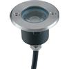 INTEC Calpestabile LED rotondo WALK da incasso in acciaio inox