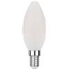 Intec Bulbs Lampadina led LUXA filamento candela bianco E14 4W 400L 35mm