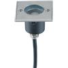 INTEC Calpestabile LED quadrato WALK da incasso in acciaio inox