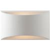Luce Ambiente e Design Applique ASTRON in gesso bianco verniciabile