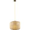 Luce Ambiente e Design Lampadario a sospensione ZEN in bambù naturale