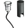 INTEC Segnapassi ad incasso IMPACT 2W in alluminio nichel