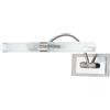 INTEC Applique Q1 in metallo cromato con diffusore in vetro satinato (2xG9)