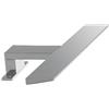 INTEC Applique da specchio LED Wally cromo in termoplastica e diffusore in acrilico, luce naturale