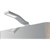 INTEC Applique da specchio LED Scarab cromo in alluminio e diffusore in acrilico, luce naturale
