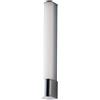 INTEC Applique LED Blaster 8W con struttura cromo e diffusore bianco con presa, luce naturale