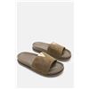 Luigi Sandali Flatform con Dettaglio Metallico V - kaki