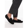 Luigi Ballerine con frange eleganti - Nero