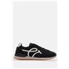 Luigi Sneakers in materiali misti con rete - Nero
