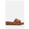 Luigi Sandali Flatform con Fascia Larga - Animal Print