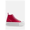 Luigi Sneaker Stivaletti Platform - Rosso