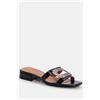 Luigi Mule Eleganti con Fibbia Decorativa - Nero