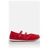 Luigi Sneakers Ballerine con Cinturini Scratch - Rosso