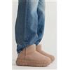 Luigi Ankle Boots Foderati in Pelliccia - Beige Scuro
