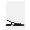 Luigi Décolleté Slingback Eleganti - Nero