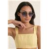 Luigi Occhiali da Sole Round - Nero