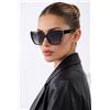 Luigi Occhiali da Sole Oversized Butterfly - Nero