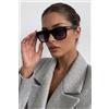 Luigi Occhiali da Sole Wayfarer Eleganti - Nero