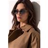 Luigi Occhiali da Sole Butterfly Chic - Khaki