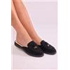 Luigi Mules Loafers Decorativi - Nero