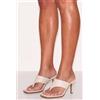 Luigi Mule Thong con Fascia Larga - Beige