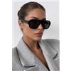 Luigi Occhiali da sole Aviator Square - Nero