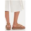 Luigi Sandali Flatform Intrecciati - Camel