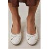 Luigi Ballerine Eleganti con Fiocco Decorativo - Bianco