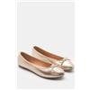 Luigi Ballerine con Fiocco Decorativo - Oro
