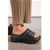Luigi Pantofole Comfort Doppia Suola - Nero