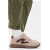 Luigi Sneakers a Colori Contrastanti - Beige-Scuro