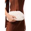Luigi Borsa a Spalla Clutch in Pelliccia - Bianco - OneSize