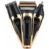 Wonder Pro WP Rasoio ricaricabile Gold 3 in 1 Touch | Rasoio da barba con trimmer di precisione | Tagliacapelli