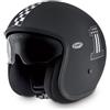 Premier Casco moto jet premier vintage in fibra con visierino integr