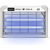 mafiti MS600 - Trappola elettrica per zanzare, 20 W, con luce UV, uccide mosche, insetti, tarme, ecc
