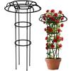 Generic Traliccio da giardino per arrampicata, a forma di ombrello verticale per tutte le stagioni, supporto per piante in vaso, traliccio da giardino, per fagioli, pomodori, viti, fiori, clematide, davanzale