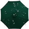 VEAI Telo di Ricambio per ombrellone 200/230/250/270/300 cm - Copertura Lavabile con Ventilazione per ombrelloni da Giardino (6/8 Stecche)(P8,3.0m/6ribs)