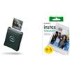 instax Fujifilm SQUARE Link Midnight Green, Stampante per Smartphone + Confezione da 50 Pellicole Instantanee Formato Quadrato, Dimensioni Stampa 62x62 mm