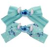 Disney - Confezione da 2 Mollette per Bambina Stitch - Fermagli con Fiocco - Per Capelli Fini - Accessorio per Capelli Bebè - Mollette Piatti Lilo & Stitch - Tenuta a Lunga Durata - Prodotto Ufficiale