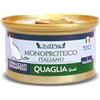 UNIPRO Srl Unicamente Quaglia Sterilizzati o Sovrappeso - 85GR