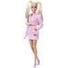 Barbie Deluxe Style Bambola #9 bionda con completo rosa in denim | con set giacca e gonna coordinati con accessori come pochette a fiocco e gioielli a perle, JJN69