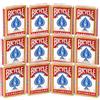 BICYCLE 12x Mazzi Di Carte Da Poker Bicycle Rider Back Gold Edition Rosso BULK