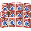 Bicycle 12x Mazzi Poker Index Rosso Rider Back Jumbo Carte Da Gioco BULK