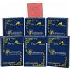 MODIANO 6x Modiano Ramino Rosso In Acetato Plastica Jumbo Carte Da Gioco Confezione