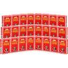 MODIANO 24x Modiano Texas Poker Carte Jumbo In Plastica Rosse Semi Palo Club & Casino