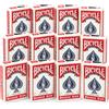 Bicycle Rider Back Bridge Card Red Carte Da Gioco 12x Mazzi BULK Deck USPCC